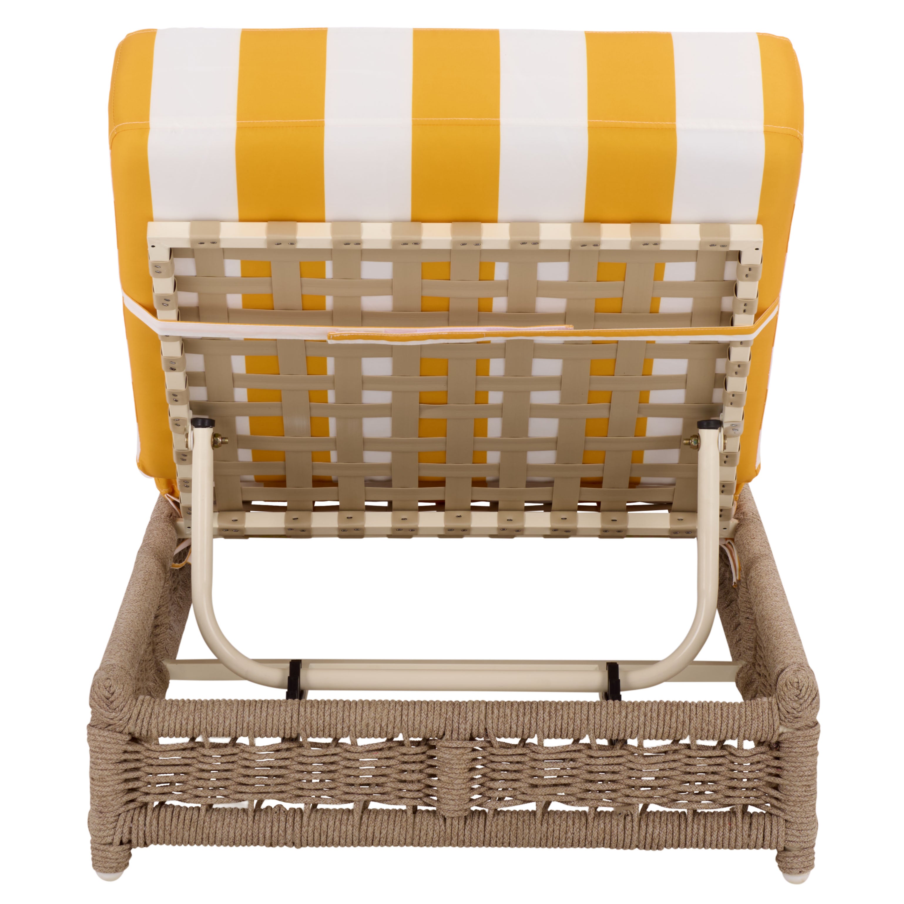 HEATHER TAN / YELLOW STRIPE
