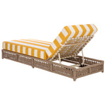 HEATHER TAN / YELLOW STRIPE
