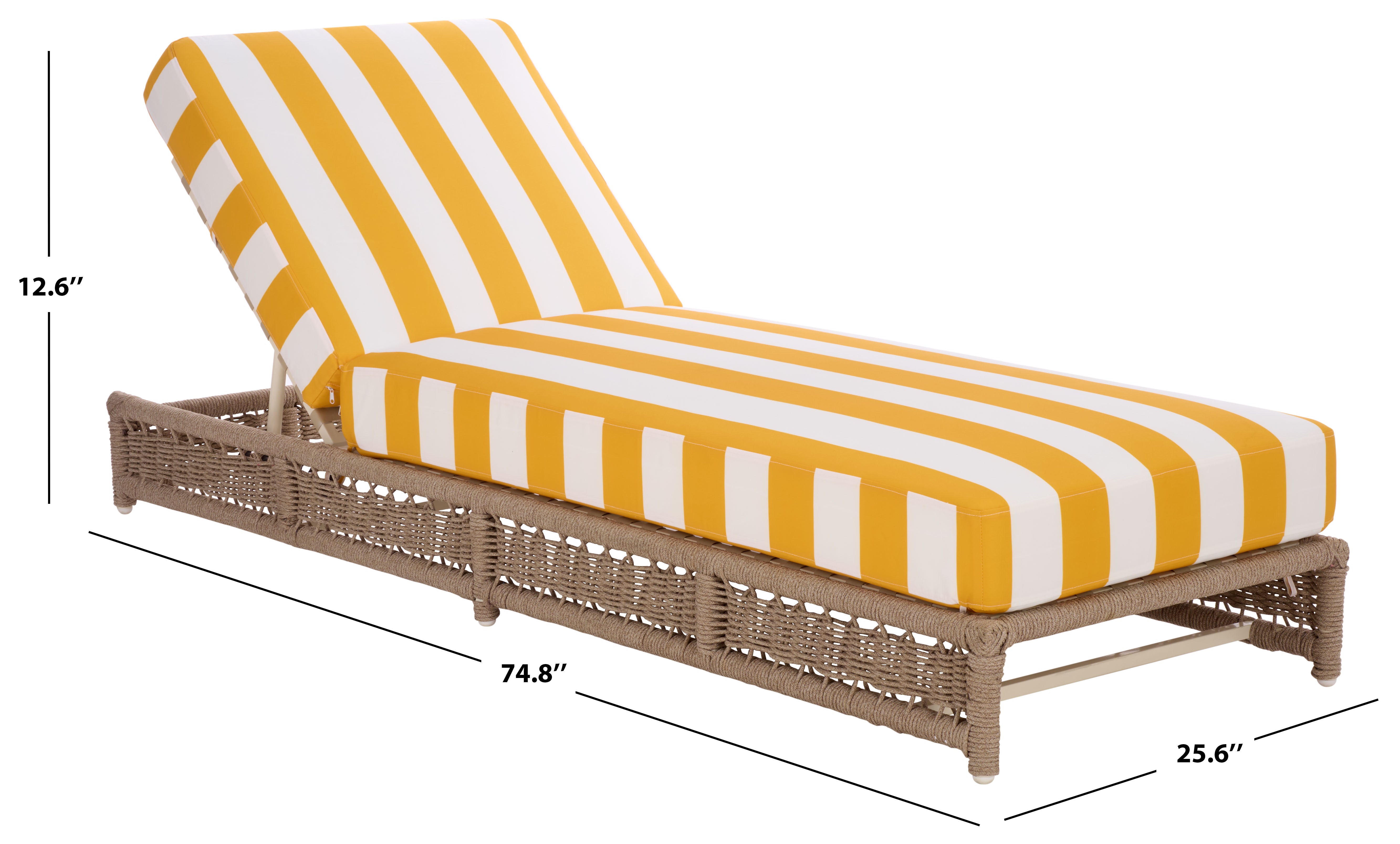 HEATHER TAN / YELLOW STRIPE