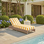 HEATHER TAN / YELLOW STRIPE