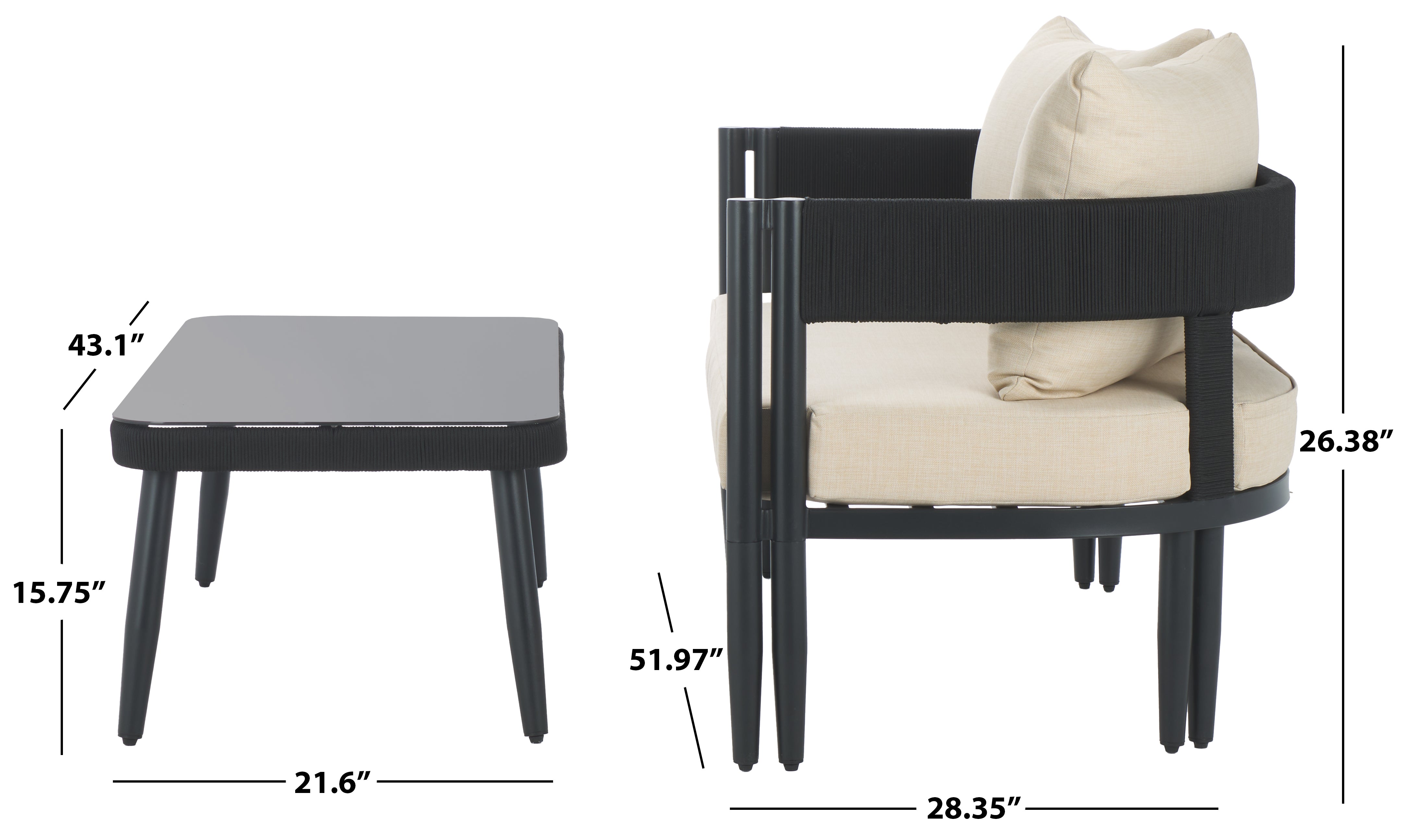 Black / Taupe