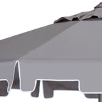 Safavieh Zimmerman 9 Ft Market Umbrella , PAT8000 - Grey