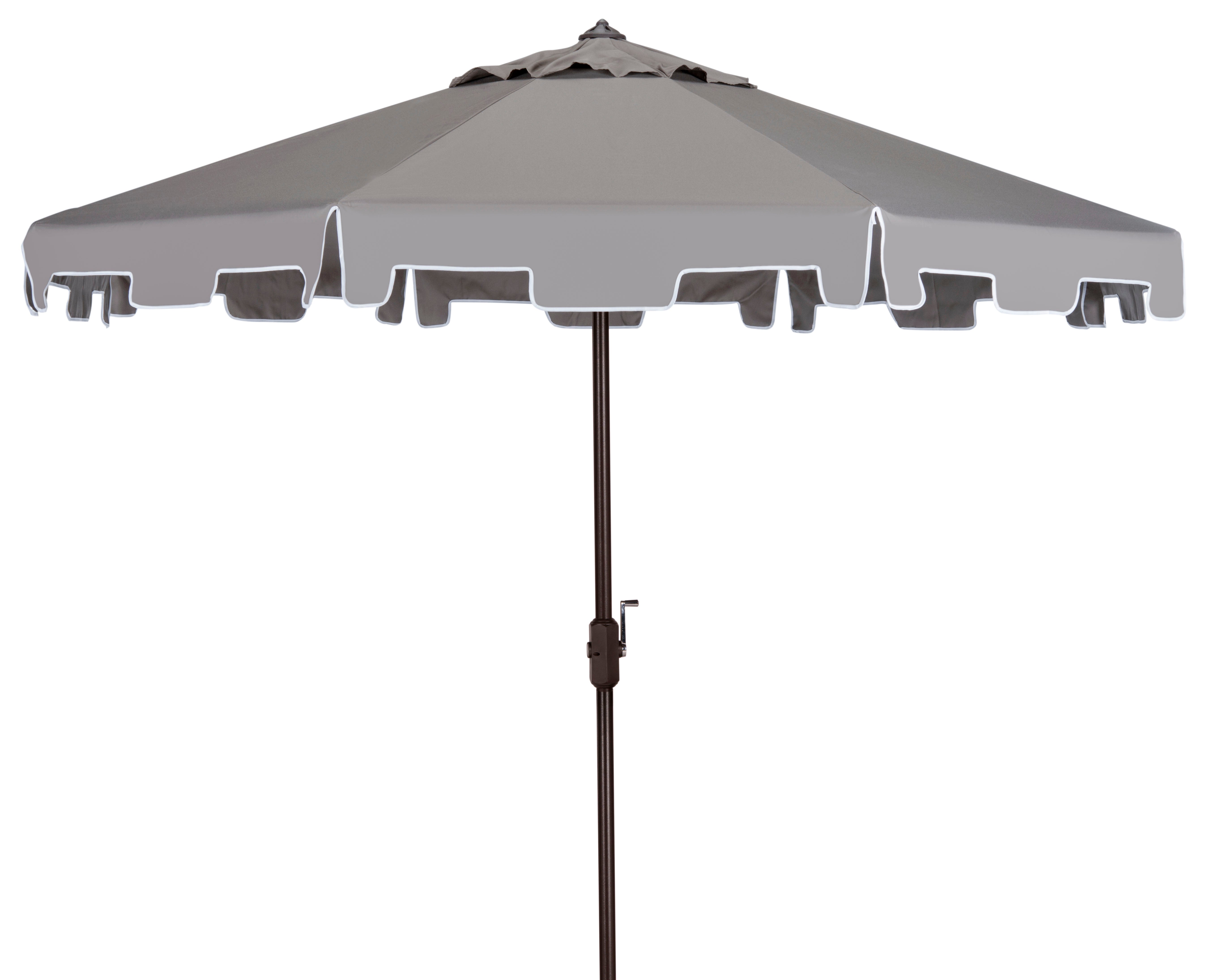 Safavieh Zimmerman 9 Ft Market Umbrella , PAT8000 - Grey
