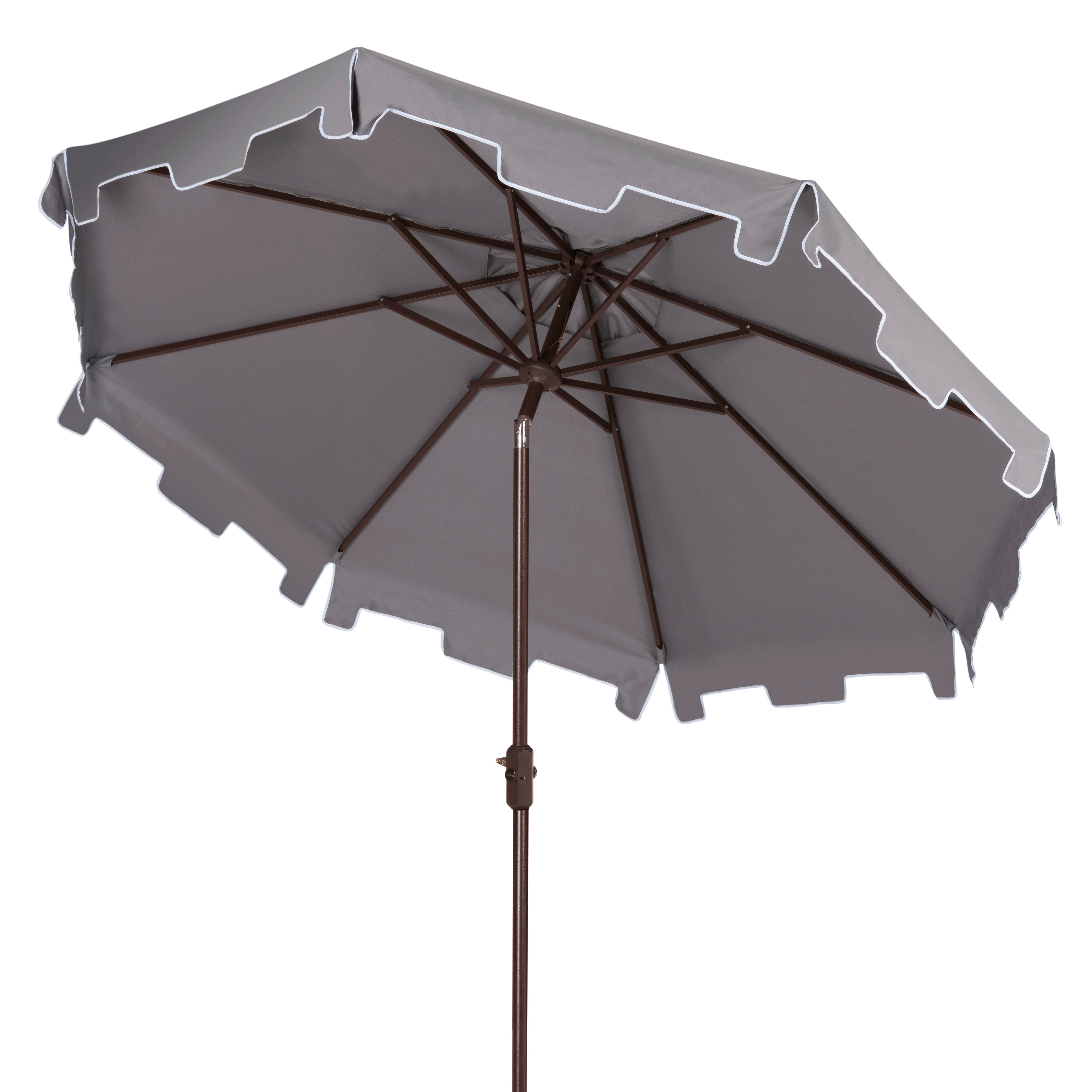 Safavieh Zimmerman 9 Ft Market Umbrella , PAT8000 - Grey
