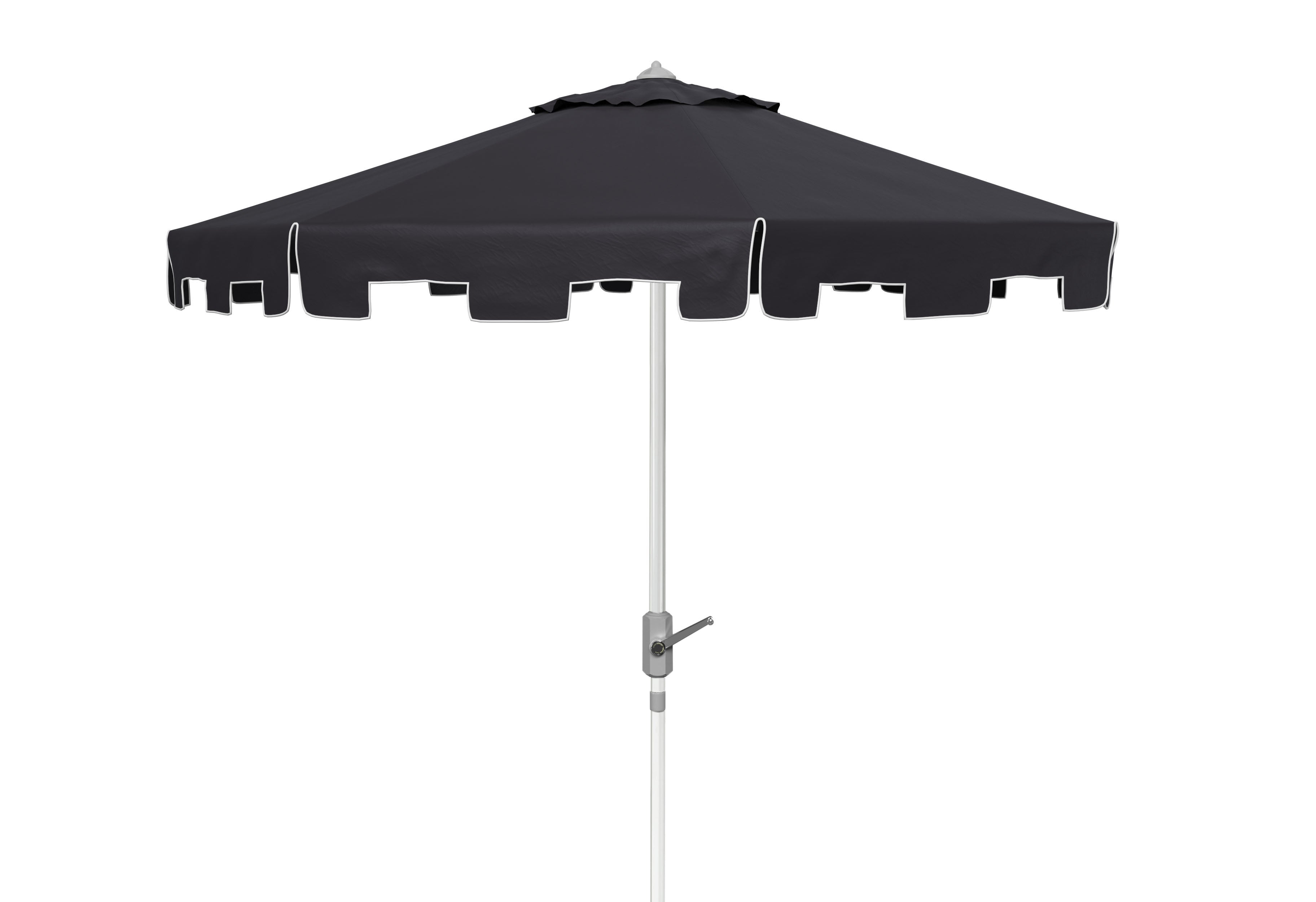 Safavieh Zimmerman 9 Ft Market Umbrella , PAT8000 - Black