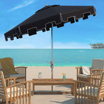 Safavieh Zimmerman 9 Ft Market Umbrella , PAT8000 - Black