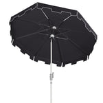 Safavieh Zimmerman 9 Ft Market Umbrella , PAT8000 - Black