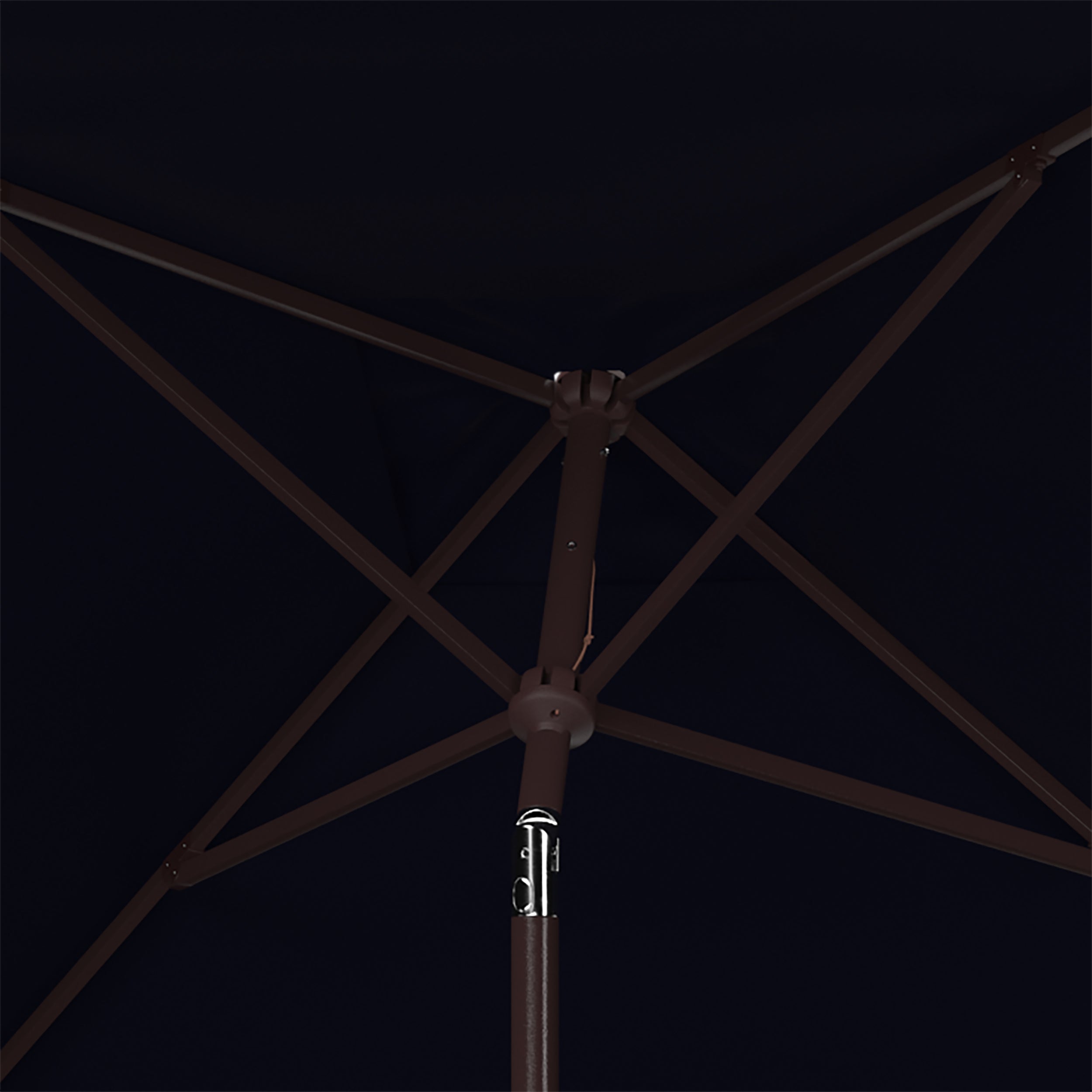 Safavieh Kamen 6.5 X 10 Ft Rect Market Umbrella, PAT8301 - Navy