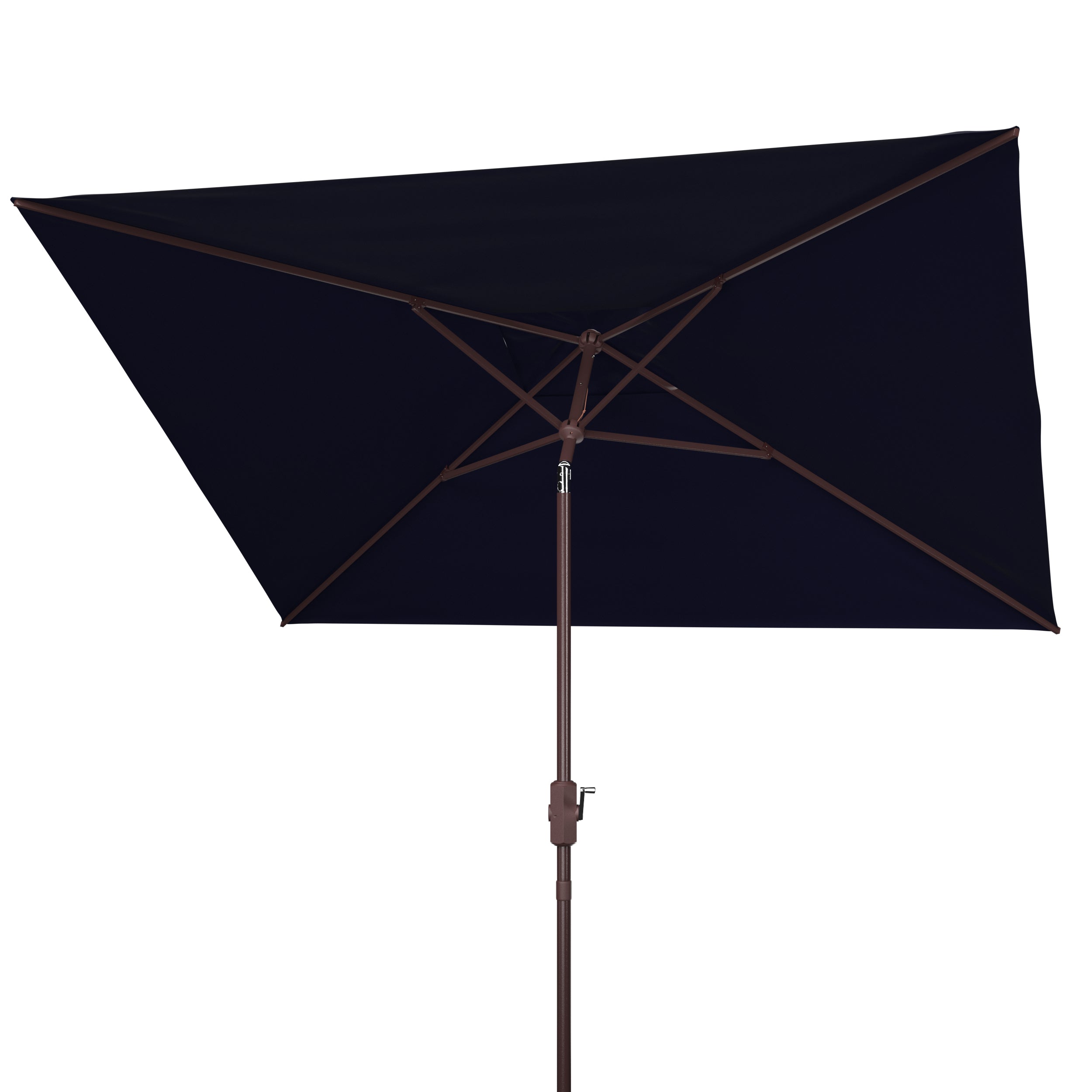 Safavieh Kamen 6.5 X 10 Ft Rect Market Umbrella, PAT8301 - Navy