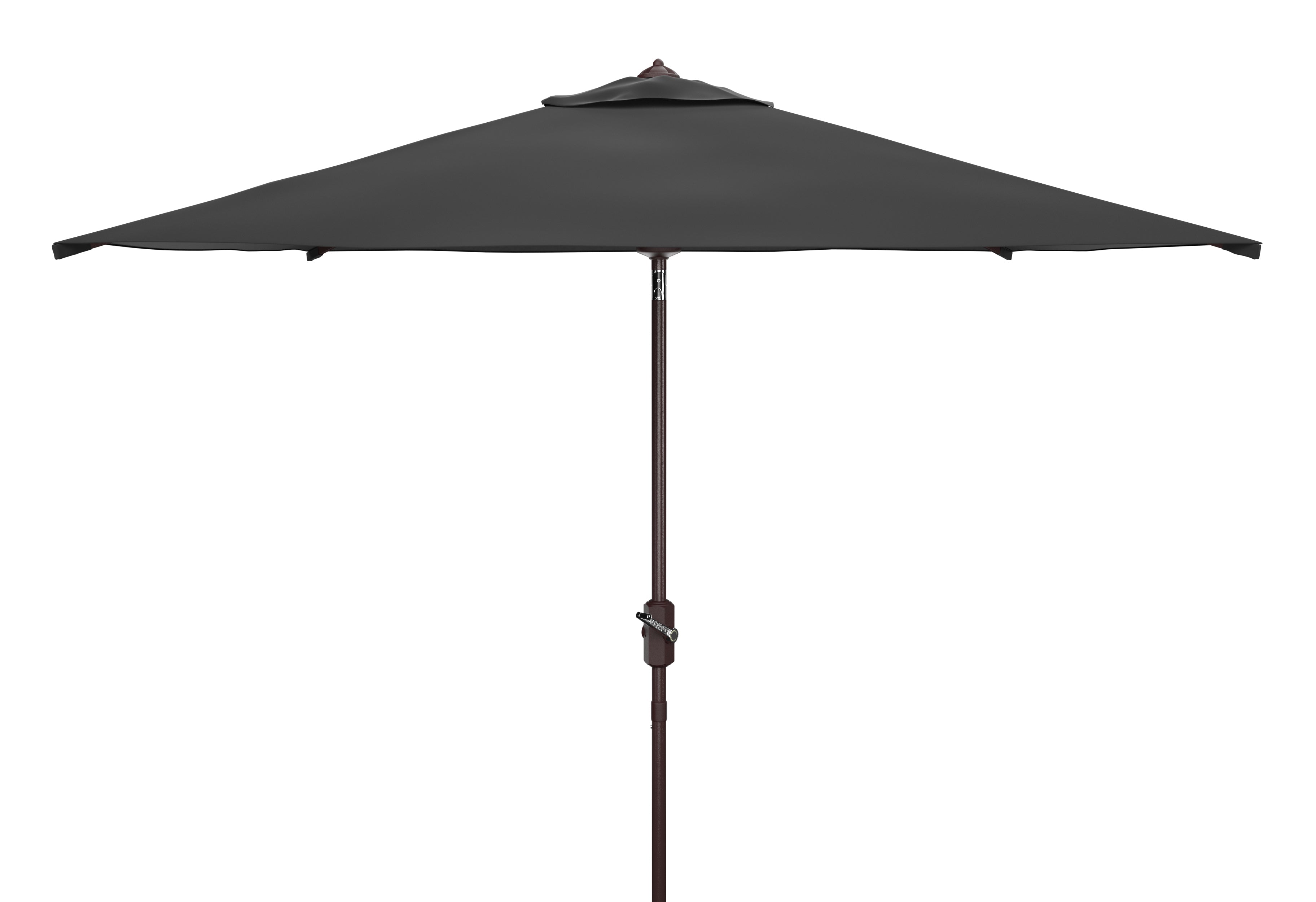 Safavieh Kamen 6.5 X 10 Ft Rect Market Umbrella, PAT8301 - Black