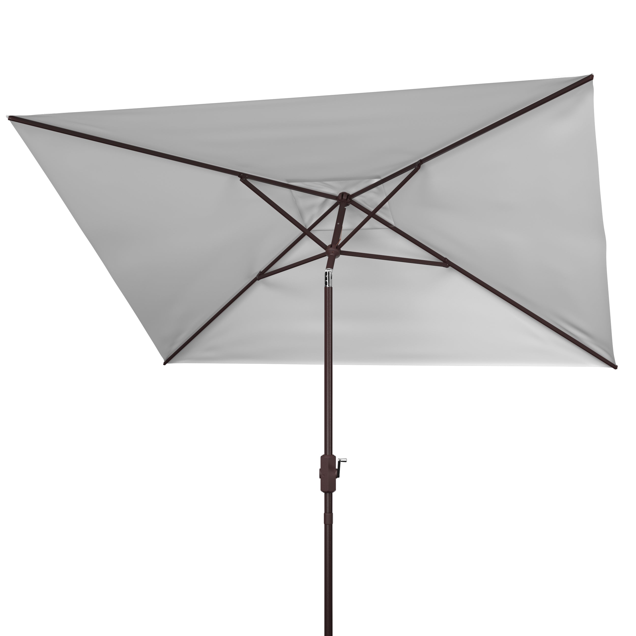 Safavieh Kamen 6.5 X 10 Ft Rect Market Umbrella, PAT8301 - White