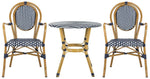 Safavieh Rosen 3 Piece Bistro Set, PAT9502 - Navy / White