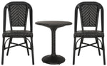 Safavieh Daria 3 Piece Bistro Set, PAT9504 - Black