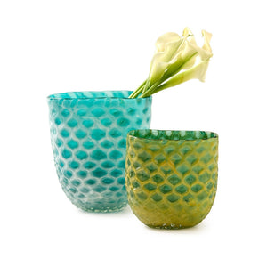 Tozai Home Set of 2 Fish Scales Vase - PEH029-S2