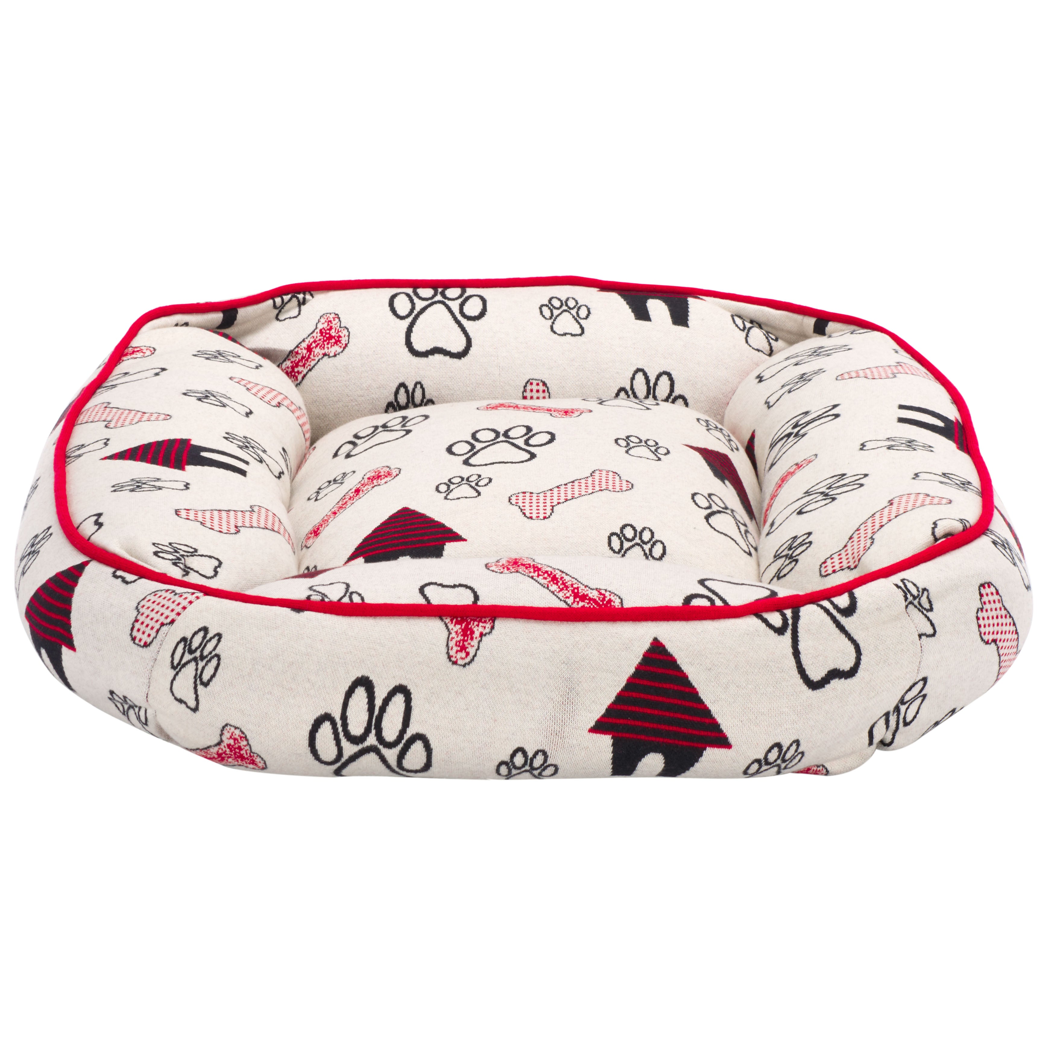 IVORY / RED