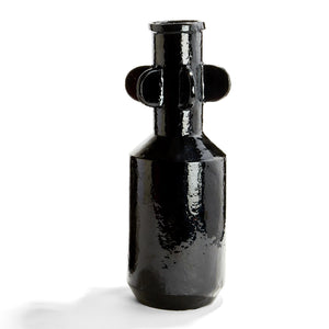 Two's Company Narrow Spindale Black Vase - Ecomix