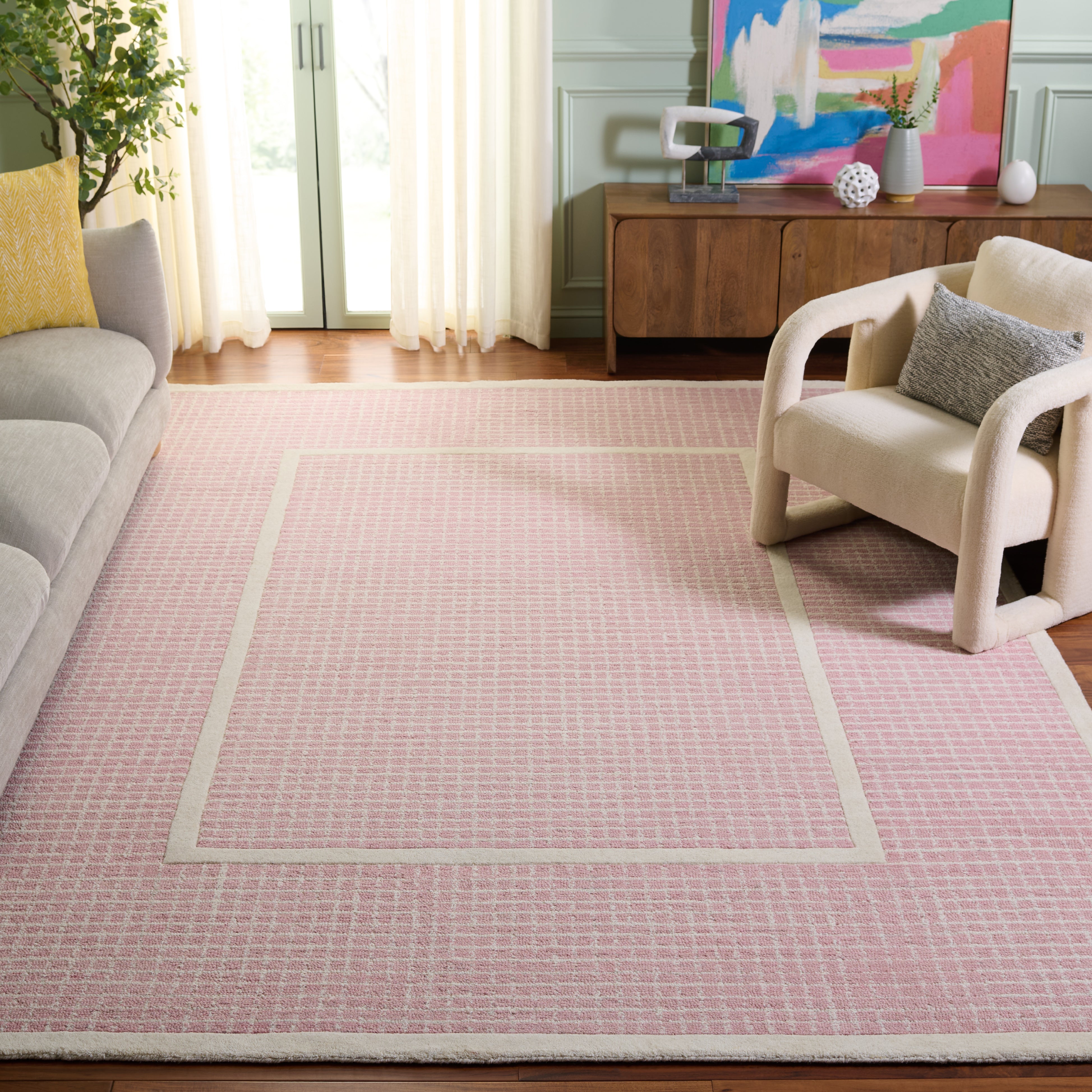 PINK / IVORY