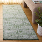 GREEN / IVORY