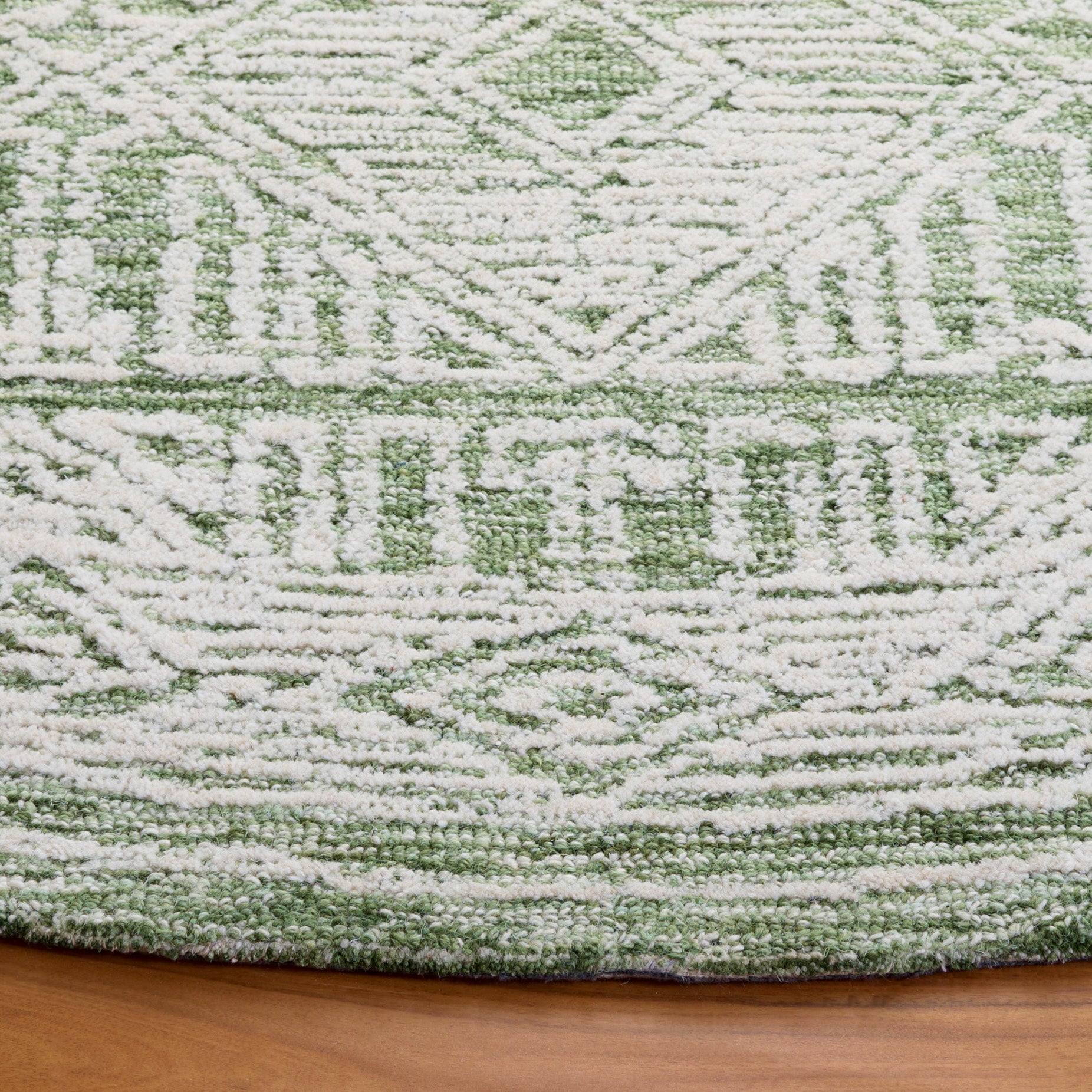 GREEN / IVORY