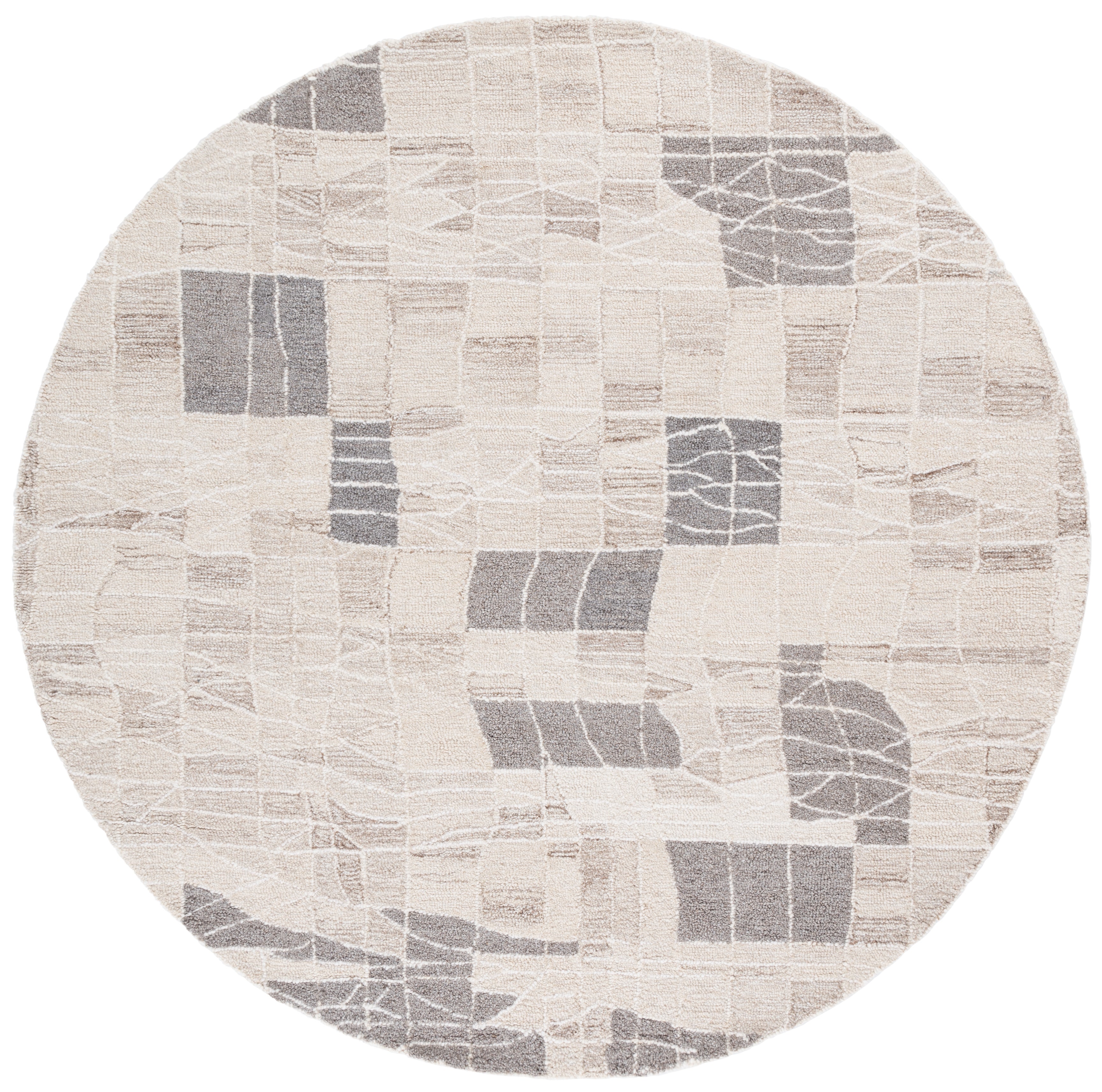 IVORY / LIGHT BROWN