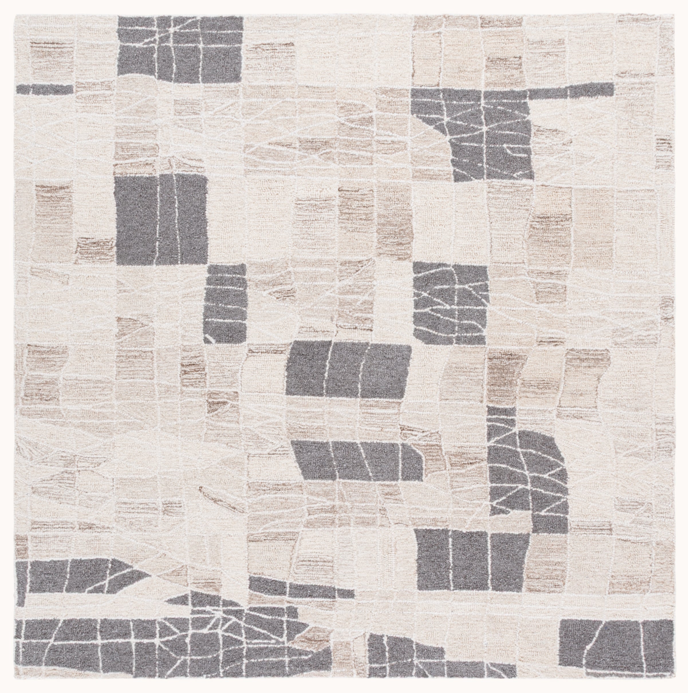 IVORY / LIGHT BROWN