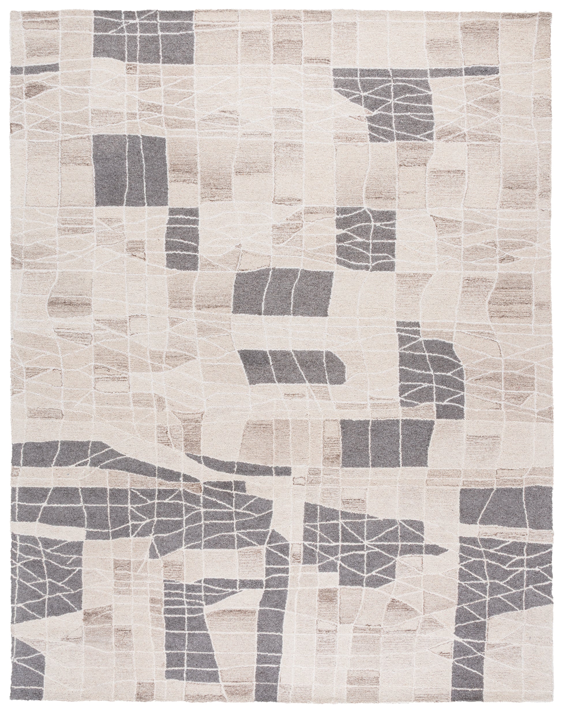IVORY / LIGHT BROWN