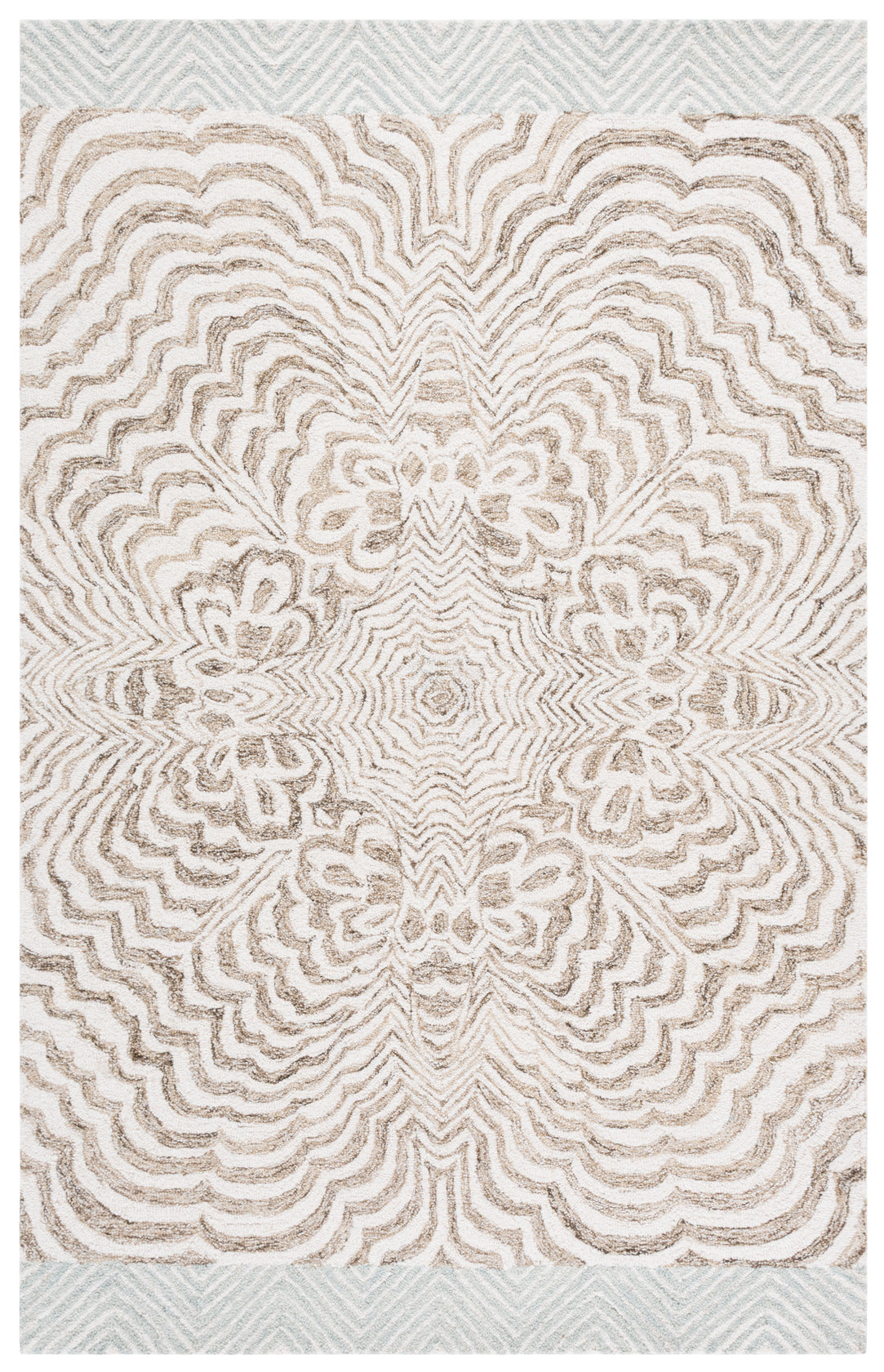 BROWN / IVORY