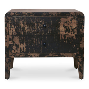 Moe's Home Collection - Iris Nightstand Distressed Black - PP-1022-02