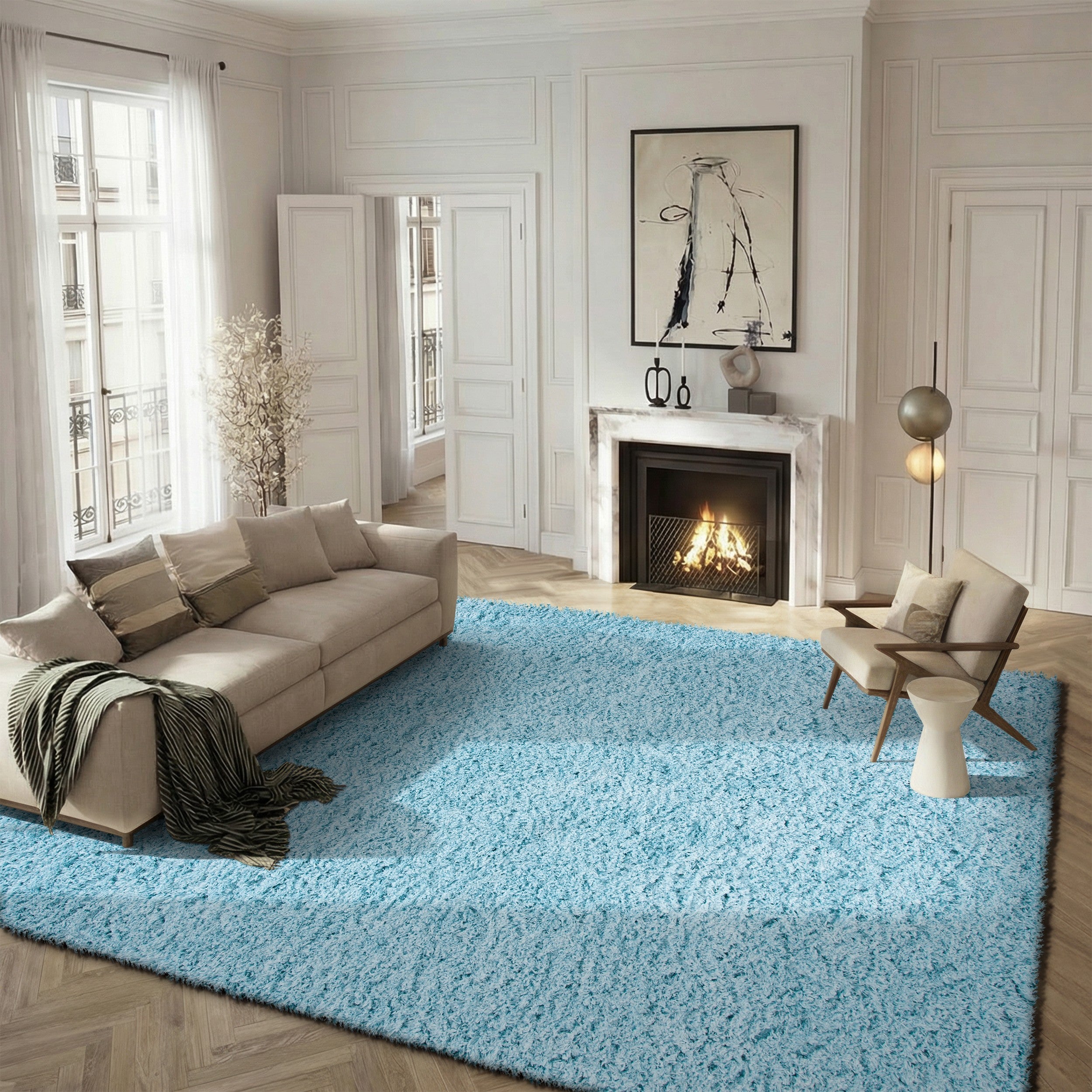 POLAR SHAG 800 LIGHT TURQUOISE