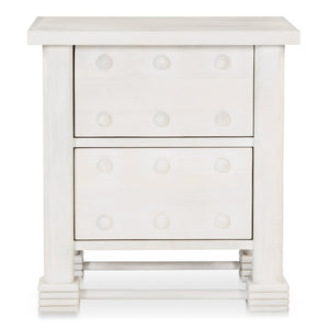 Moe's Home Collection - Clement Nightstand Whitewashed - PZ-1008-18