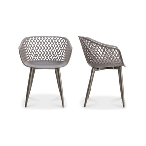 Moe's Home Collection - Piazza Outdoor Chair Grey-Set Of Two - QX-1001-15