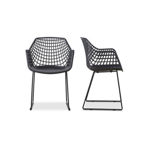 Moe's Home Collection - Honolulu Chair Black-Set Of Two - QX-1007-02