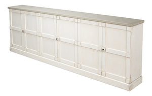 Sarreid Ltd Luciana 6 Wood Drawers Buffet 112" - R04537T15W