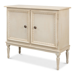 Sarreid Ltd 2 Door Sideboard Bright Lime White - R229-69