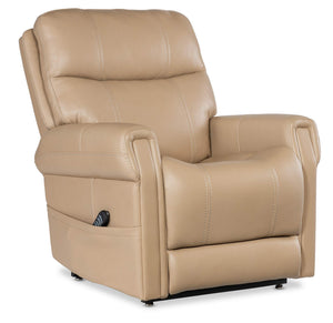 Hooker Furniture - Carroll Power Recliner with Power Headrest, Lumbar & Lift - Beige - RC603-PHLL4-082