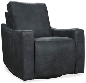 Hooker Furniture - Lewis Power Swivel Recliner - Black - RC909-PSW-098