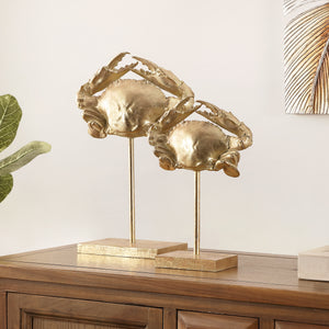 Safavieh Conra Set Of 2 Crab Table Decor, RDC1205