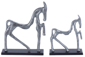 Safavieh Elva Cast Alumninum Horse Set Of 2, RDC3001