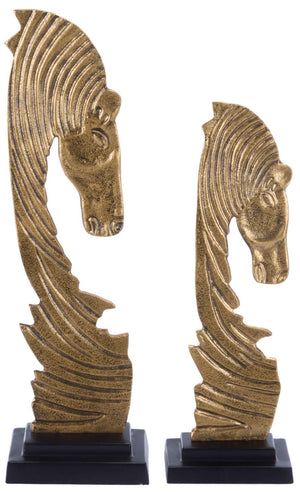 Safavieh Equo Gold Sculpture Set Of 2, RDC3003