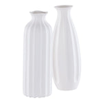 Safavieh Ilsa, White, Ceramic, Vase (Set of 2), RDC4010 - White