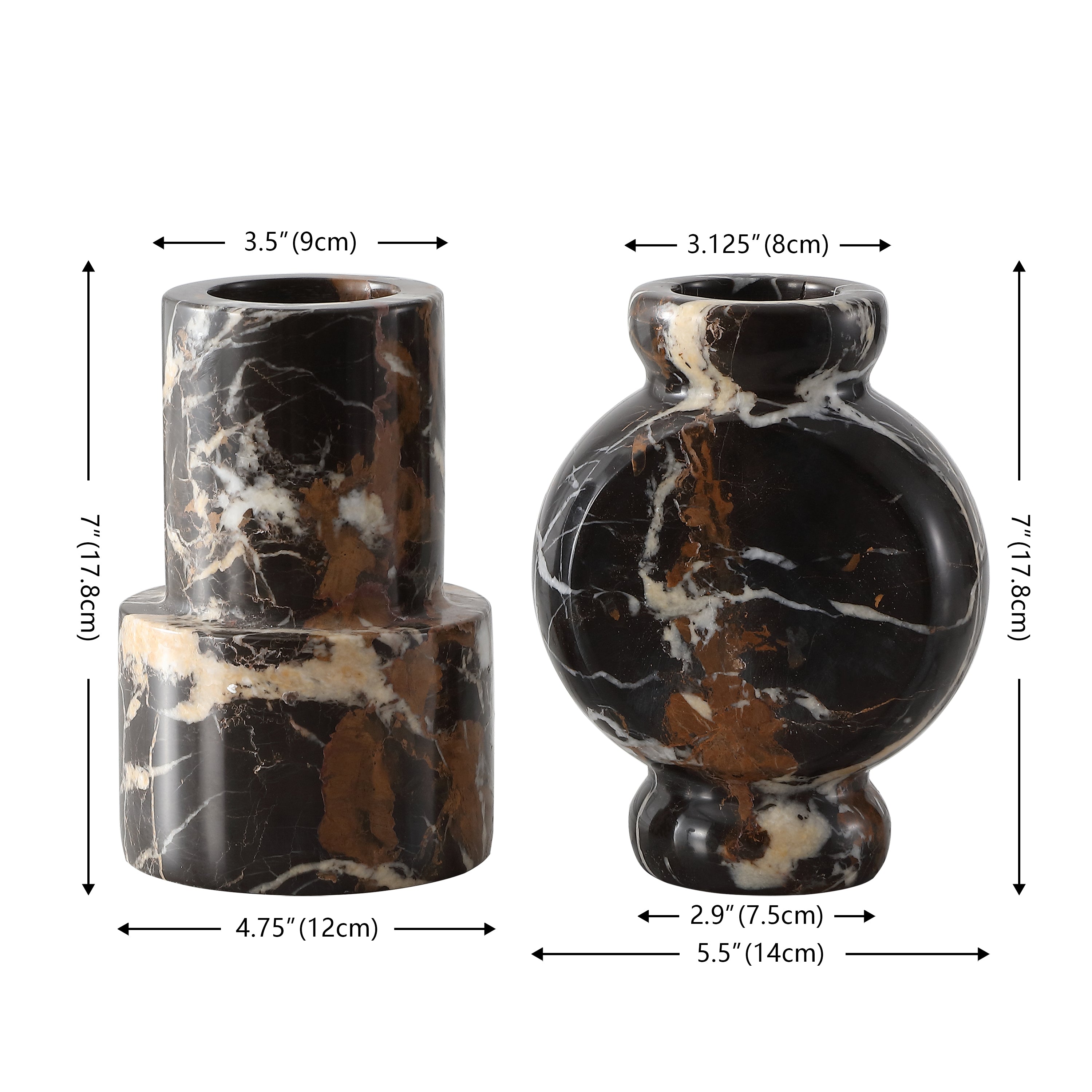 BLACK MARBLE / WHITE MARBLE