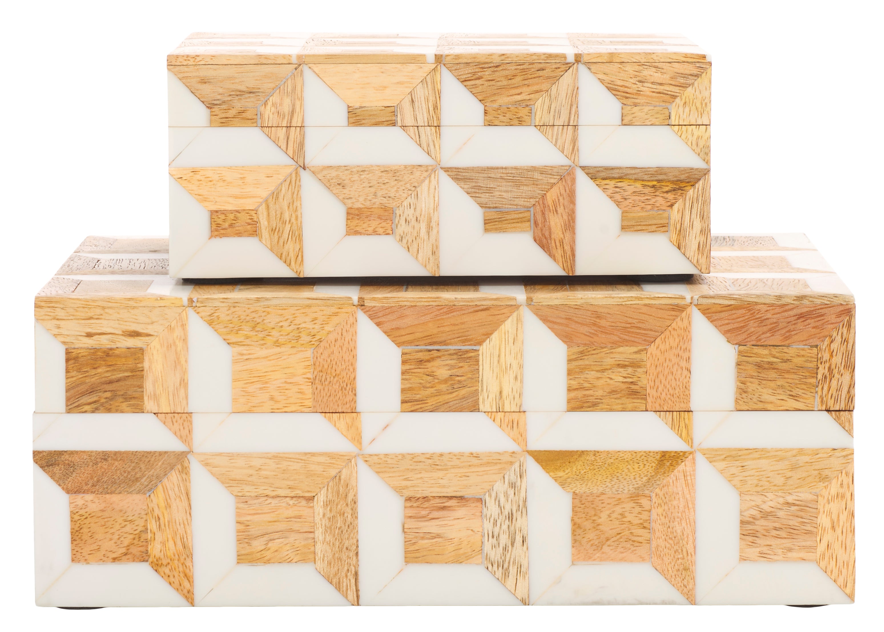 ANTIQUE IVORY / NATURAL BROWN
