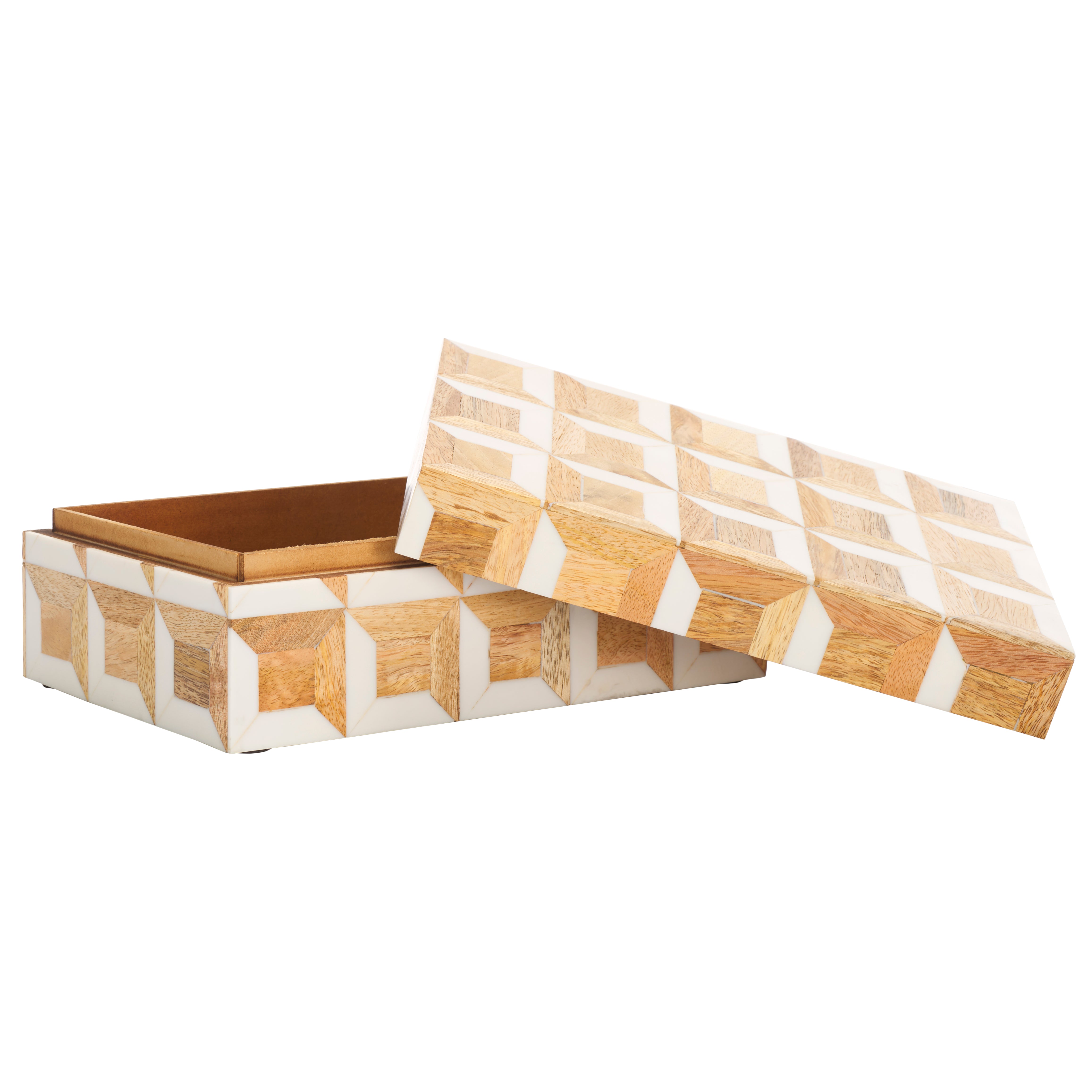 ANTIQUE IVORY / NATURAL BROWN