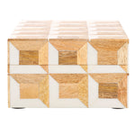 ANTIQUE IVORY / NATURAL BROWN
