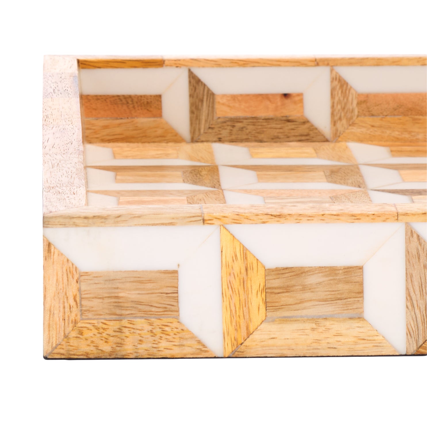 ANTIQUE IVORY / NATURAL BROWN