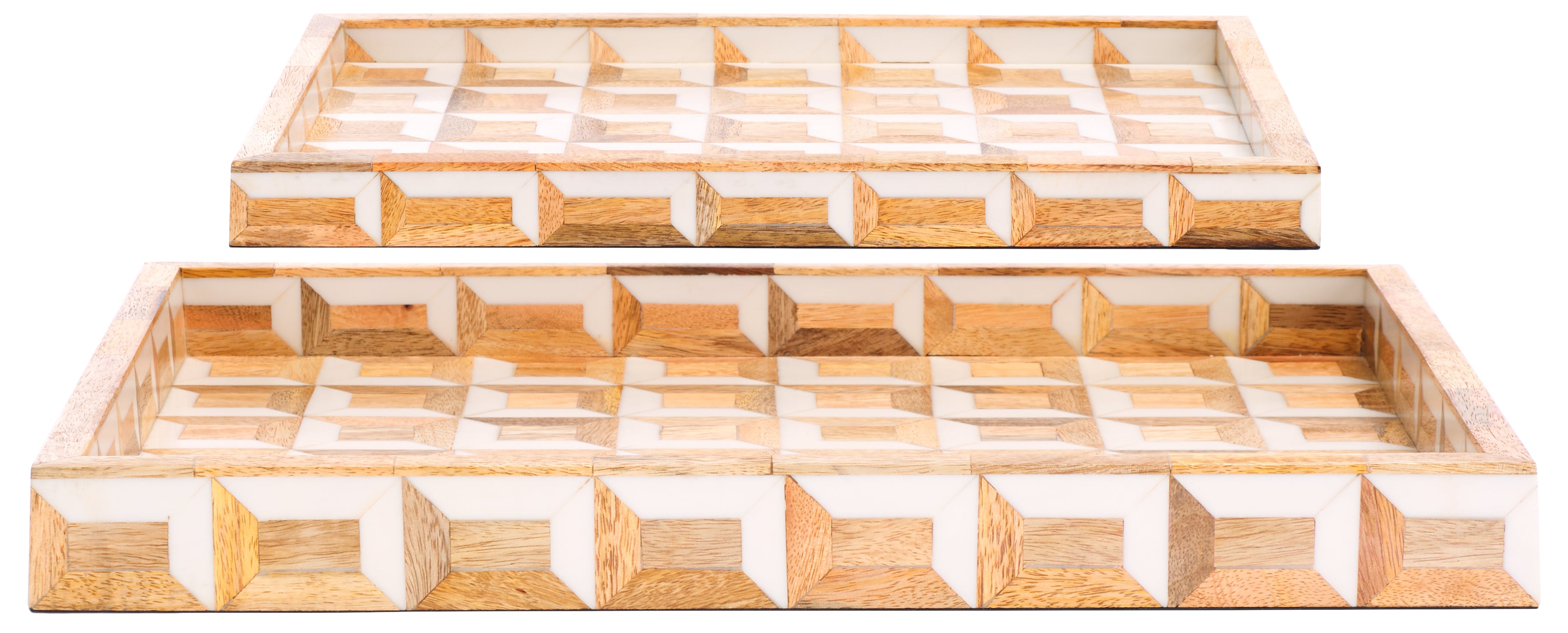 ANTIQUE IVORY / NATURAL BROWN