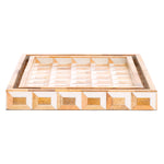 ANTIQUE IVORY / NATURAL BROWN