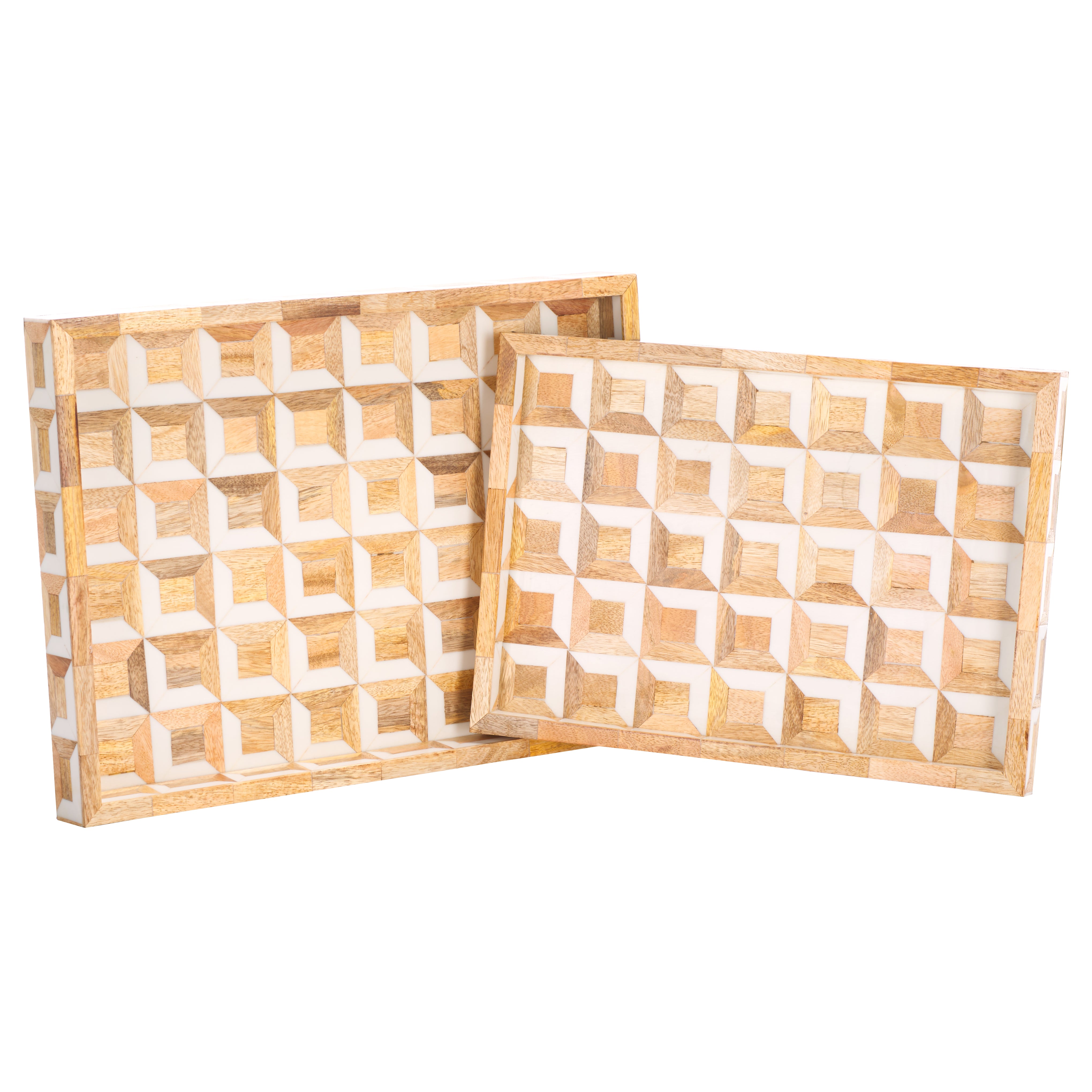 ANTIQUE IVORY / NATURAL BROWN