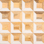 ANTIQUE IVORY / NATURAL BROWN
