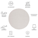 SISAL ALL-WEATHER 420 IVORY